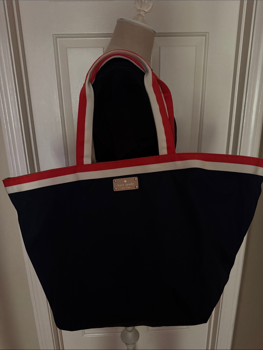 Kate Spade New York Navy Nylon Tote Shoulder Bag. Versatile!